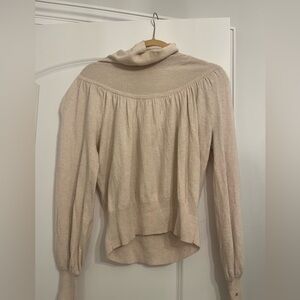 Cream thin Madewell sweater